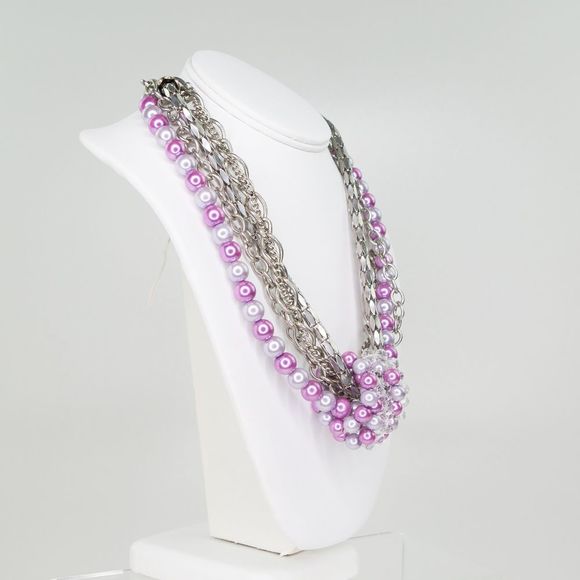 YOU & I Unique Multi-strand Beaded Necklace - Picture 2 of 4